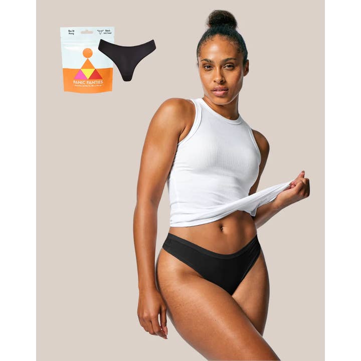 Panic Panties - Wholesale Underwear - Women's - Flex Fit Thong - Panic Panties Originals1
