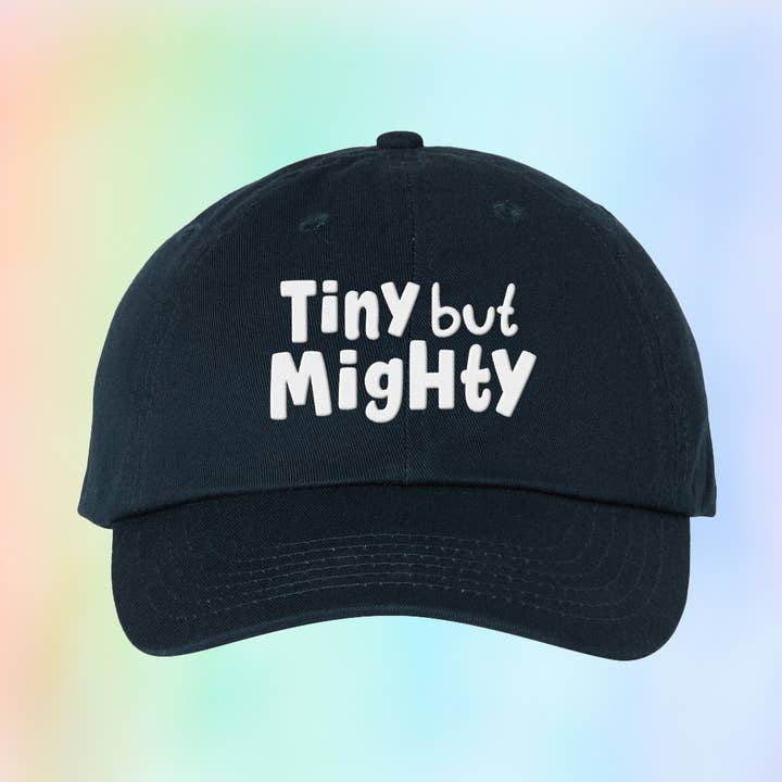 Gorra de Papá Bordada Juvenil Pequeña pero Poderosa para venta al por mayor de Itsy Bitsy Bella Co