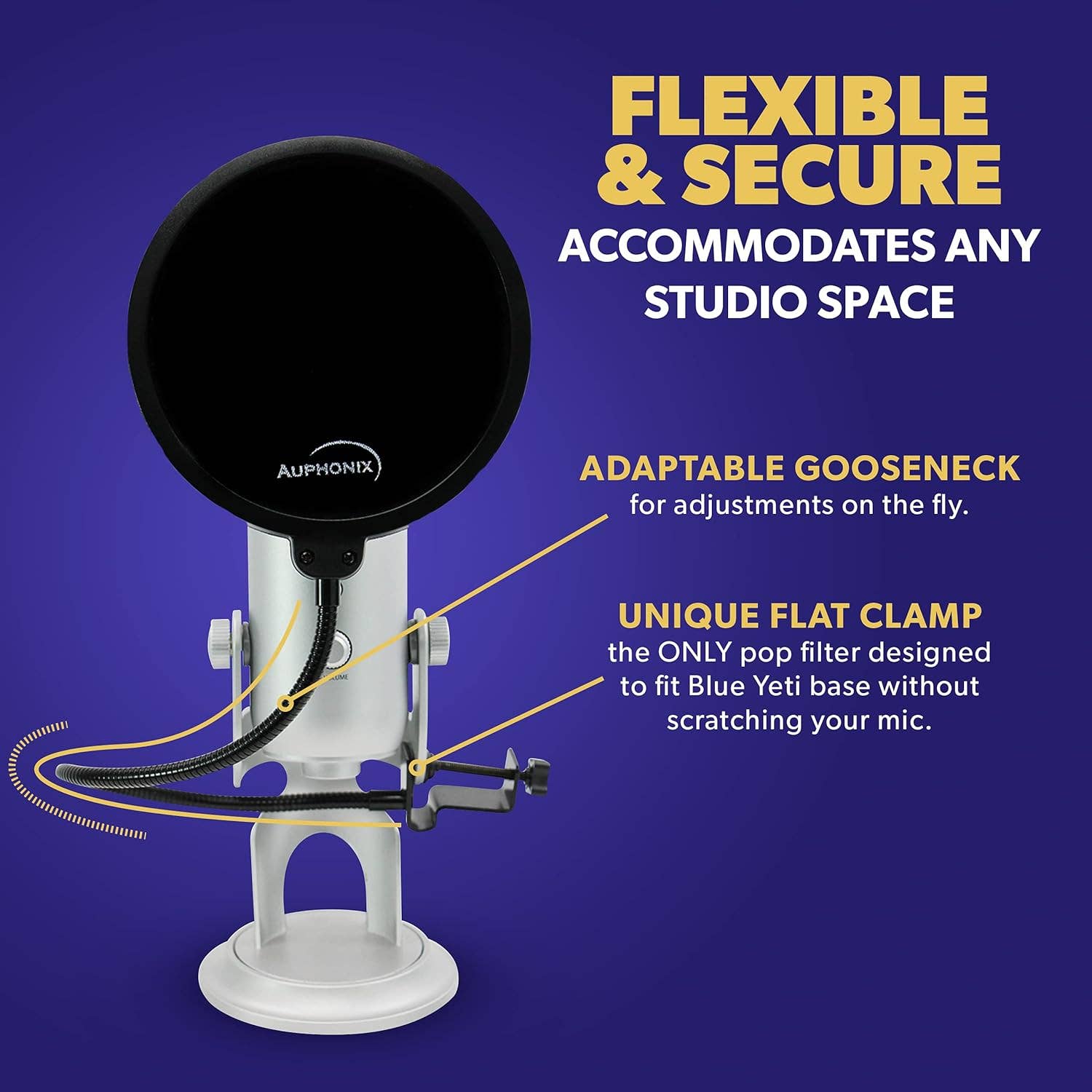 Above Edge - Wholesale Music Accessory - Pop Filter Screen for Microphones4