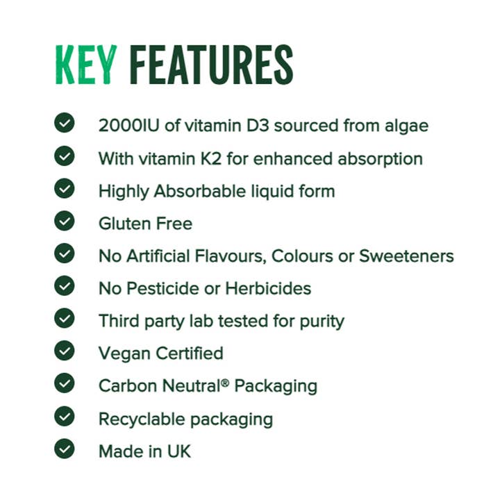 Vivo Life – wholesale Oral supplement/vitamin – Liquid Vitamin D3 & K2 / 50ml3