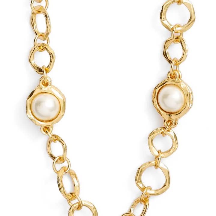 Classic Pearl Station Necklace: A Chic Accessory and other Purchase Wholesale faux pearls. Free Returns & Net 60 Terms on Faire trending on Faire.