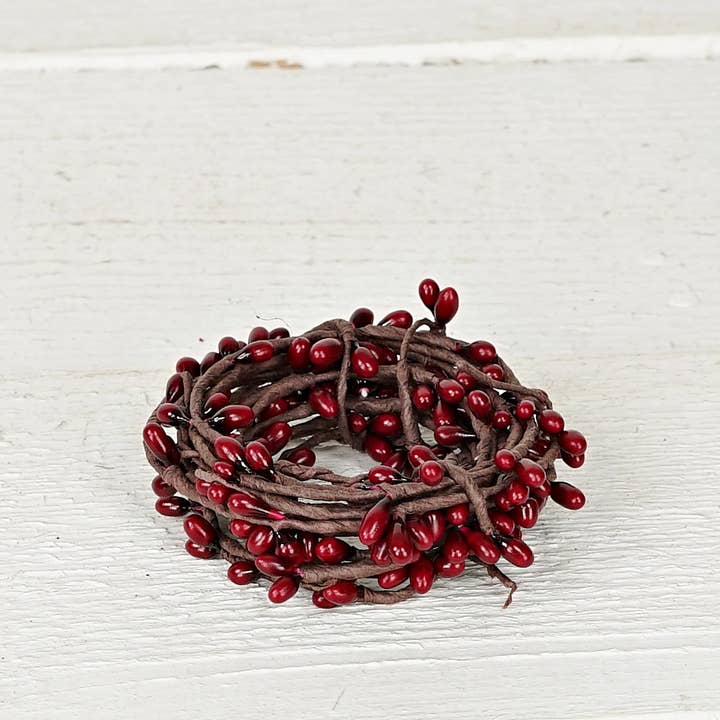 Impressive Enterprises, Inc. - Wholesale Bunting/Garland - ISB61010- 6ft Pip String-Burgundy-