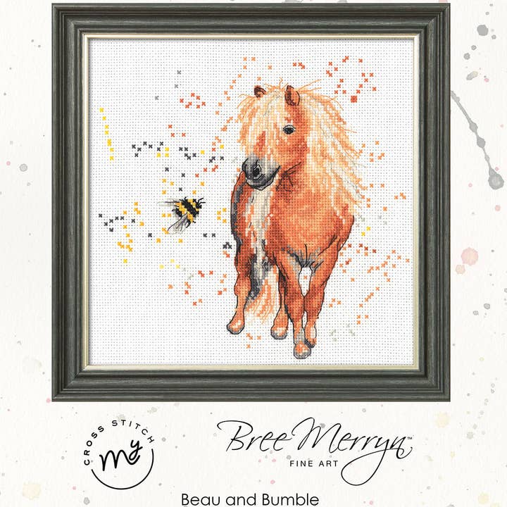 Creative World of Crafts – Großhandel Kreuzstich-/Stickzubehör – Bree Merryn Kreuzstich-Set „Beau and Bumble“1