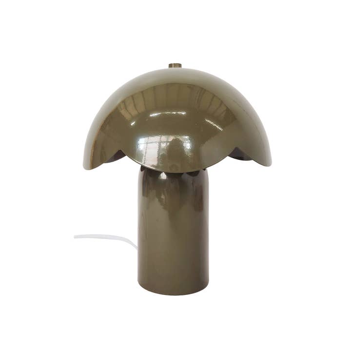 Bella khaki lamp D20 H23.5cm for wholesale by Opjet Paris