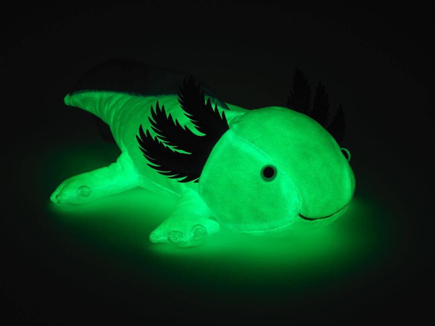 Uni Toys - Wholesale Stuffed/Plush Toy - Kids & Baby -  Axolotl - Glows In The Dark - 32 cm - Cuddly/Plush Toy1