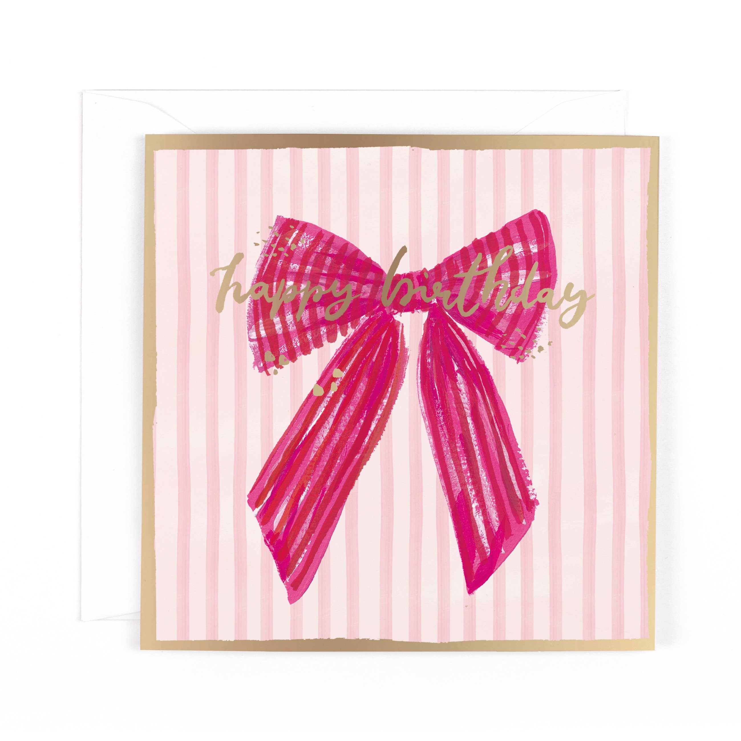 Hotchpotch - Wholesale Birthday Card - Maison Open Birthday Big Bow Happy Birthday