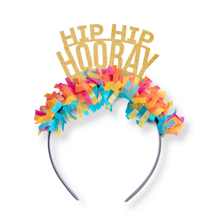Serre-tête de fête d'anniversaire Hip Hip Hooray pour la vente par Festive Gal