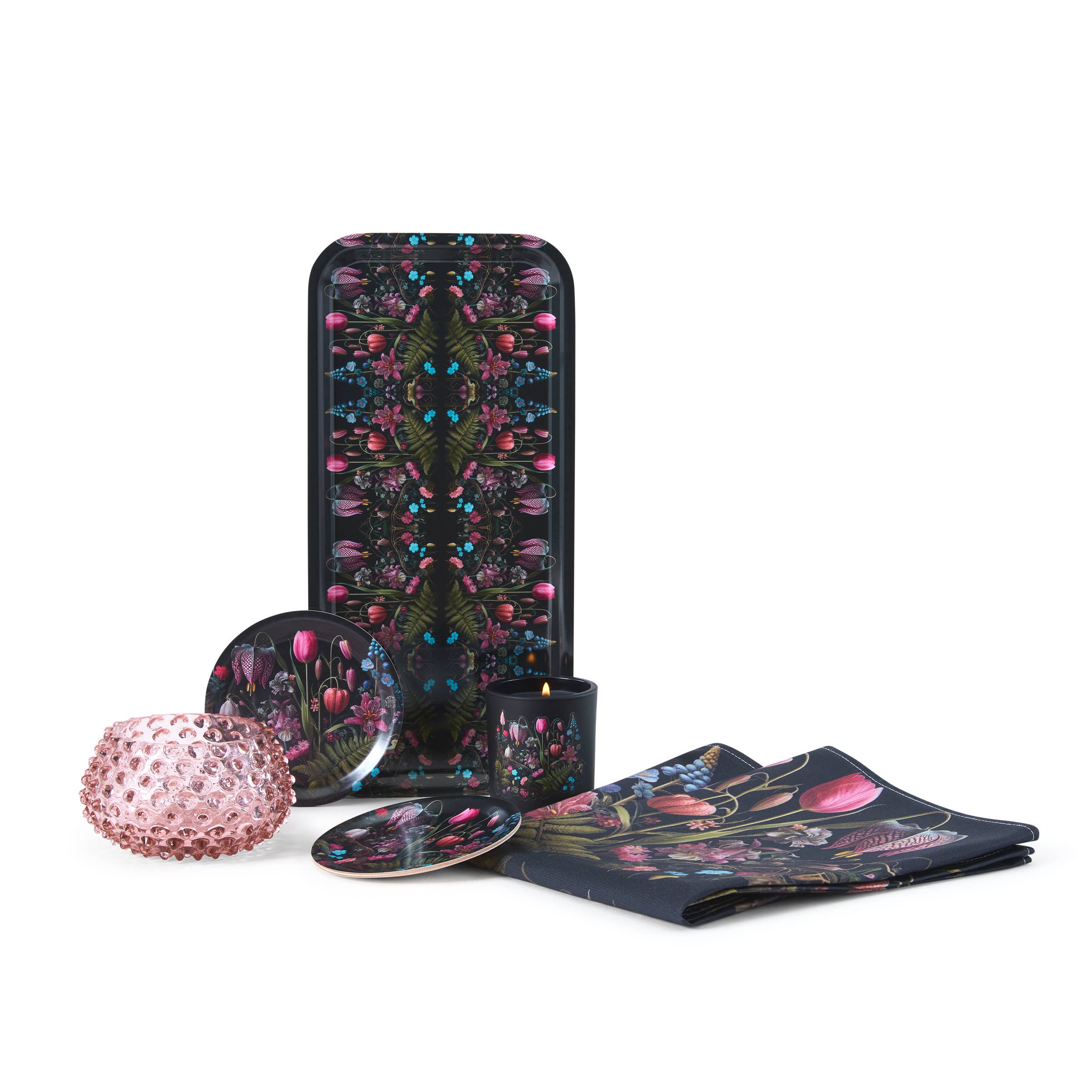 Maure Luxury Gifts - Wholesale Decorative Tray - Kings Flower Mini Birchwood Tray | Wooden Serving Tray | 4x43