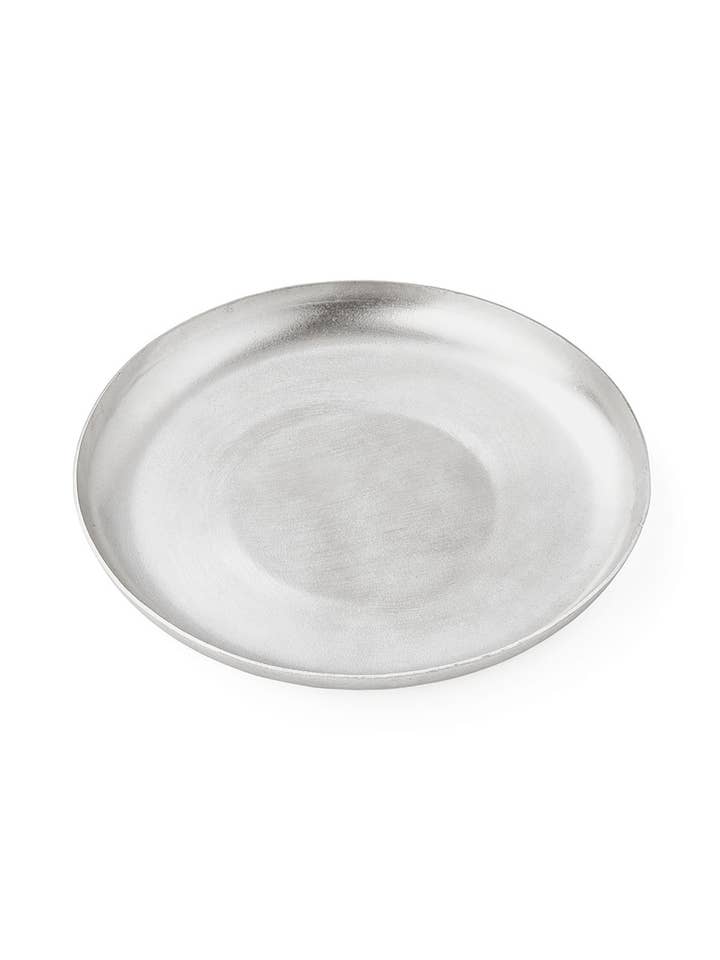 Silver Plate Round (M) for wholesale by Fog Linen Work