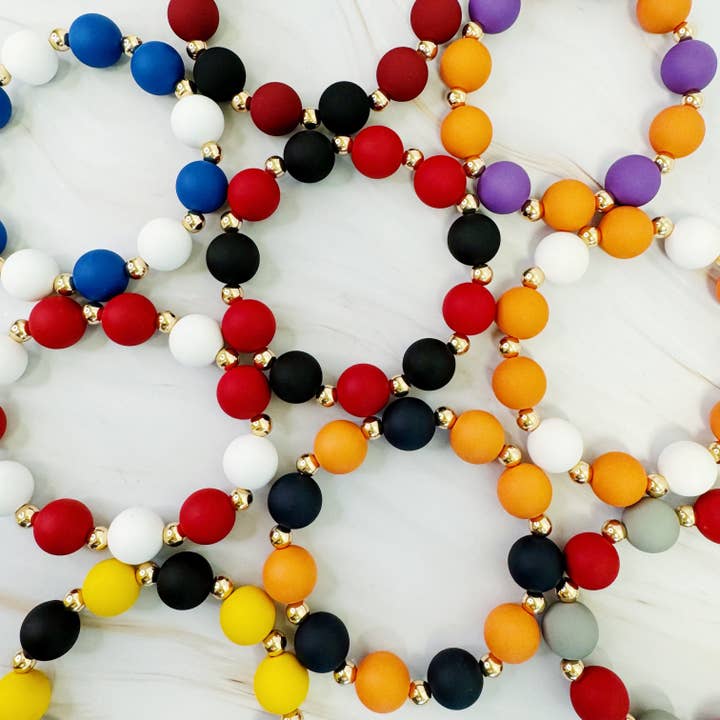 Ellison+Young - Wholesale Beaded Bracelet - Champion Ball Bead Stretch Bracelet6