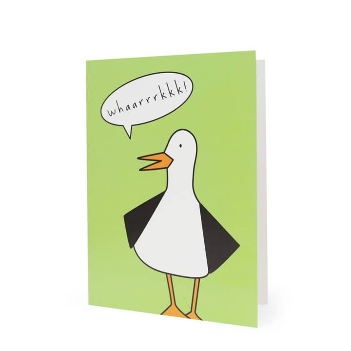 ¡Waarrrkkk! Tarjeta de felicitación para venta al por mayor de Gone Crabbing