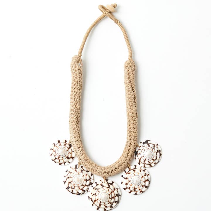 Mare Sole Amore - Wholesale Bib Necklace - Atlantic Shell Necklace0