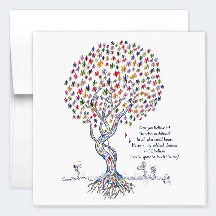 Francine | Single Card for wholesale by Trees Have Feelings