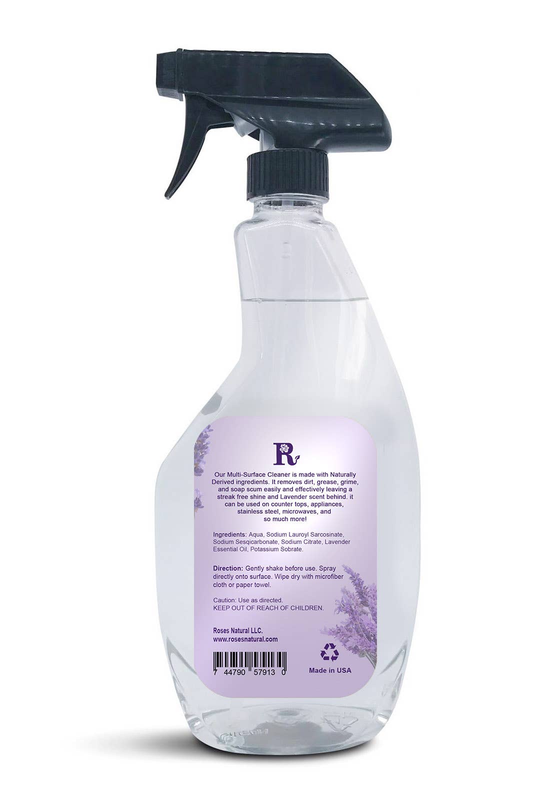 Roses Natural – Limpador multiuso por atacado – Limpador Multi-Superfícies Natural | Limpador de Fins Totalmente Natural7