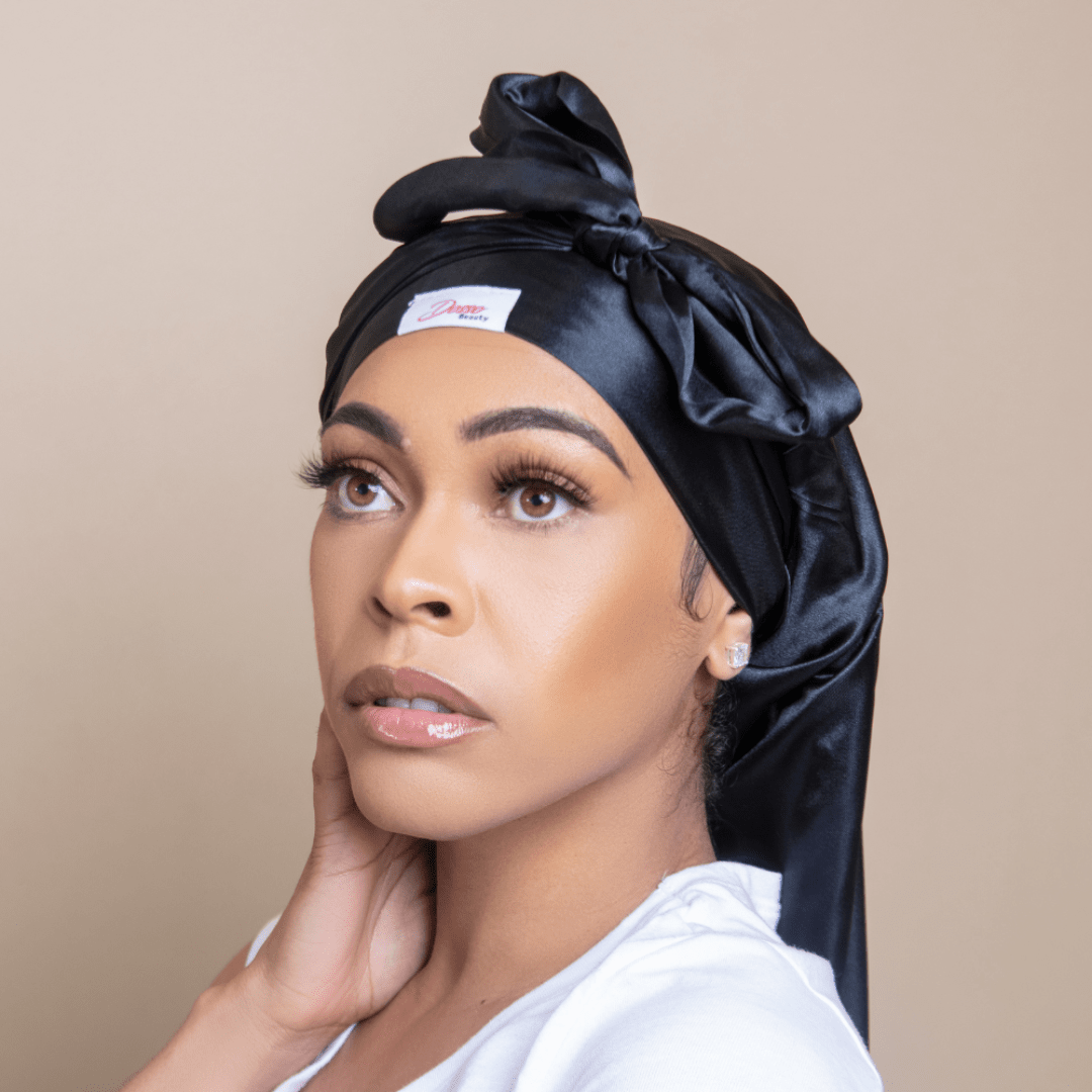 Dosso Beauty – wholesale Sleep cap / bonnet – women's – Satin Braid Bonnet1