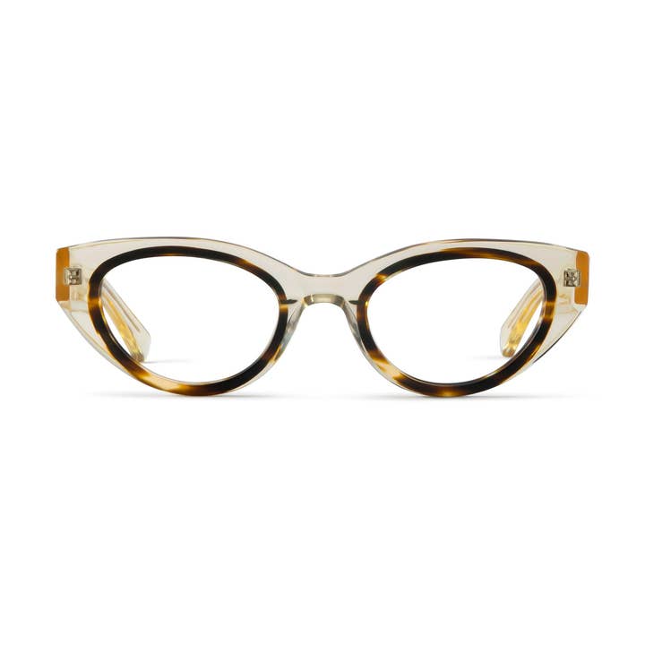 Camille Blue Light Champagne & Tortoise for wholesale by French Kiwis