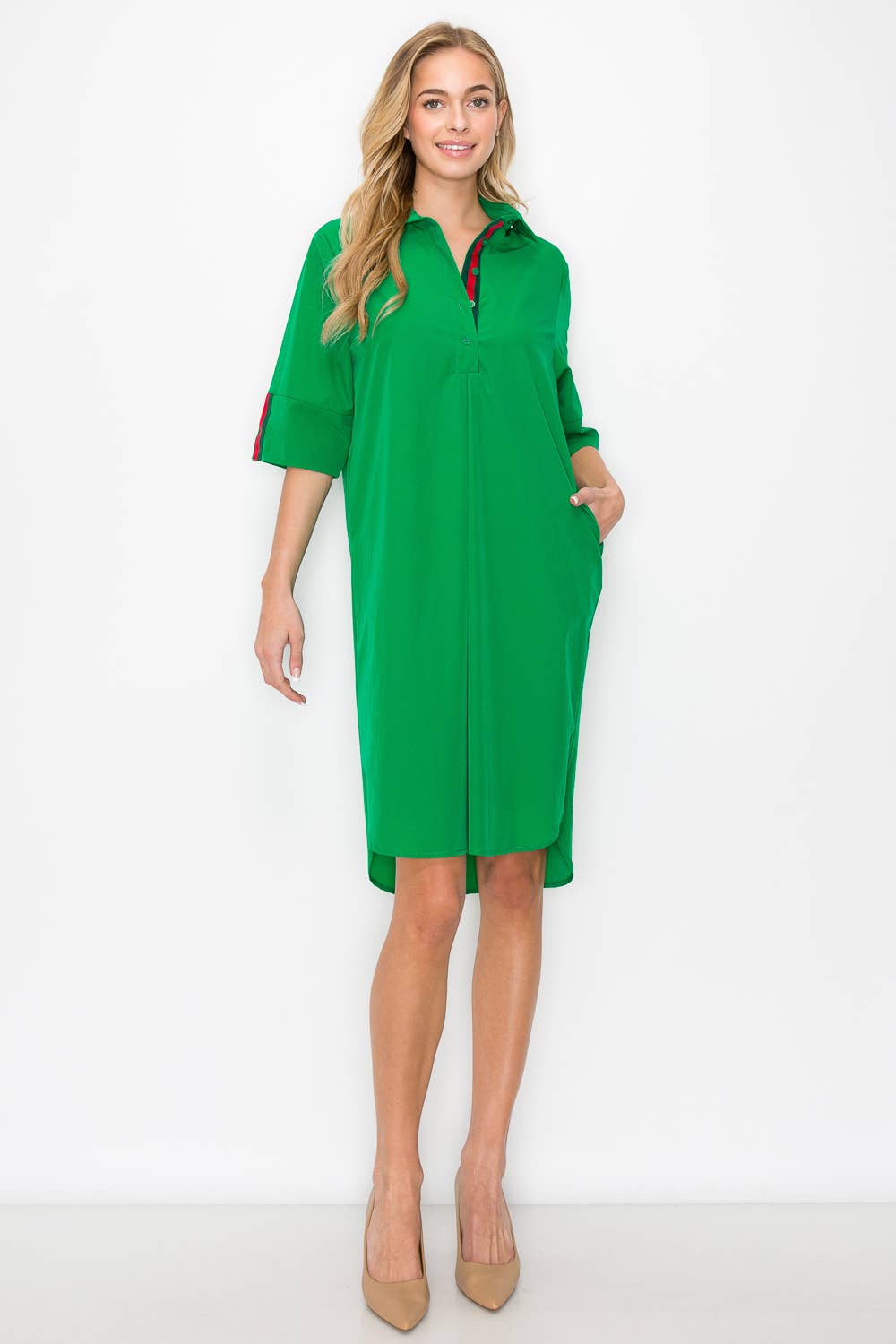 Joh Apparel - Wholesale Dress - Women's - Wendi Woven Tunic Dress33