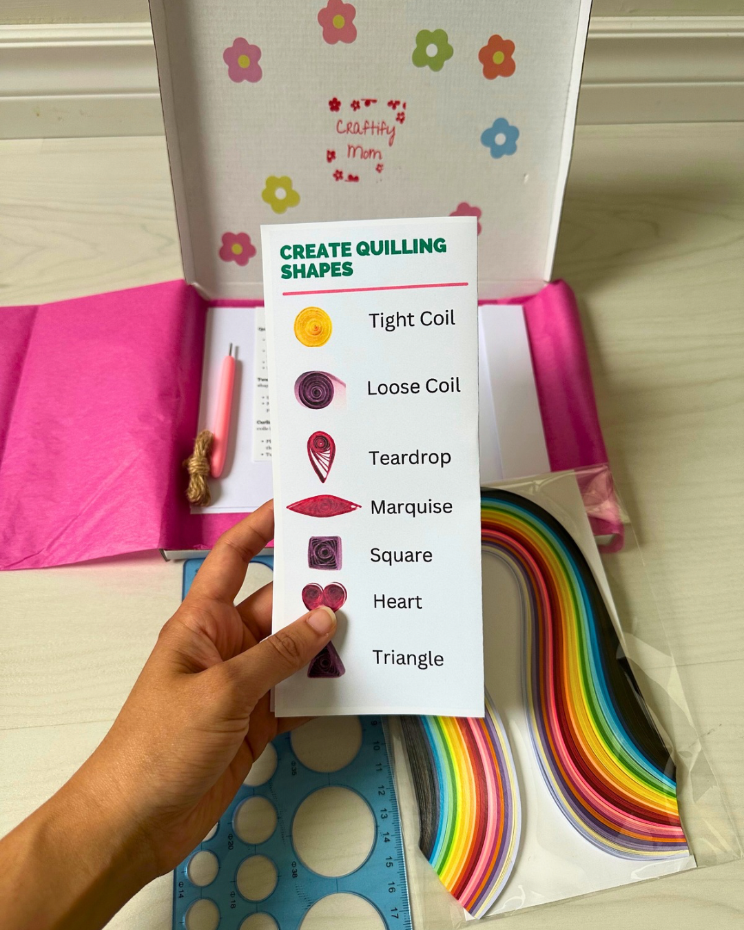 Craftify Mom - Wholesale Doe-het-zelf-knutselset - Doe-het-zelf quilling kit, doe-het-zelf kit voor volwassenen en kinderen, beginnerskits0