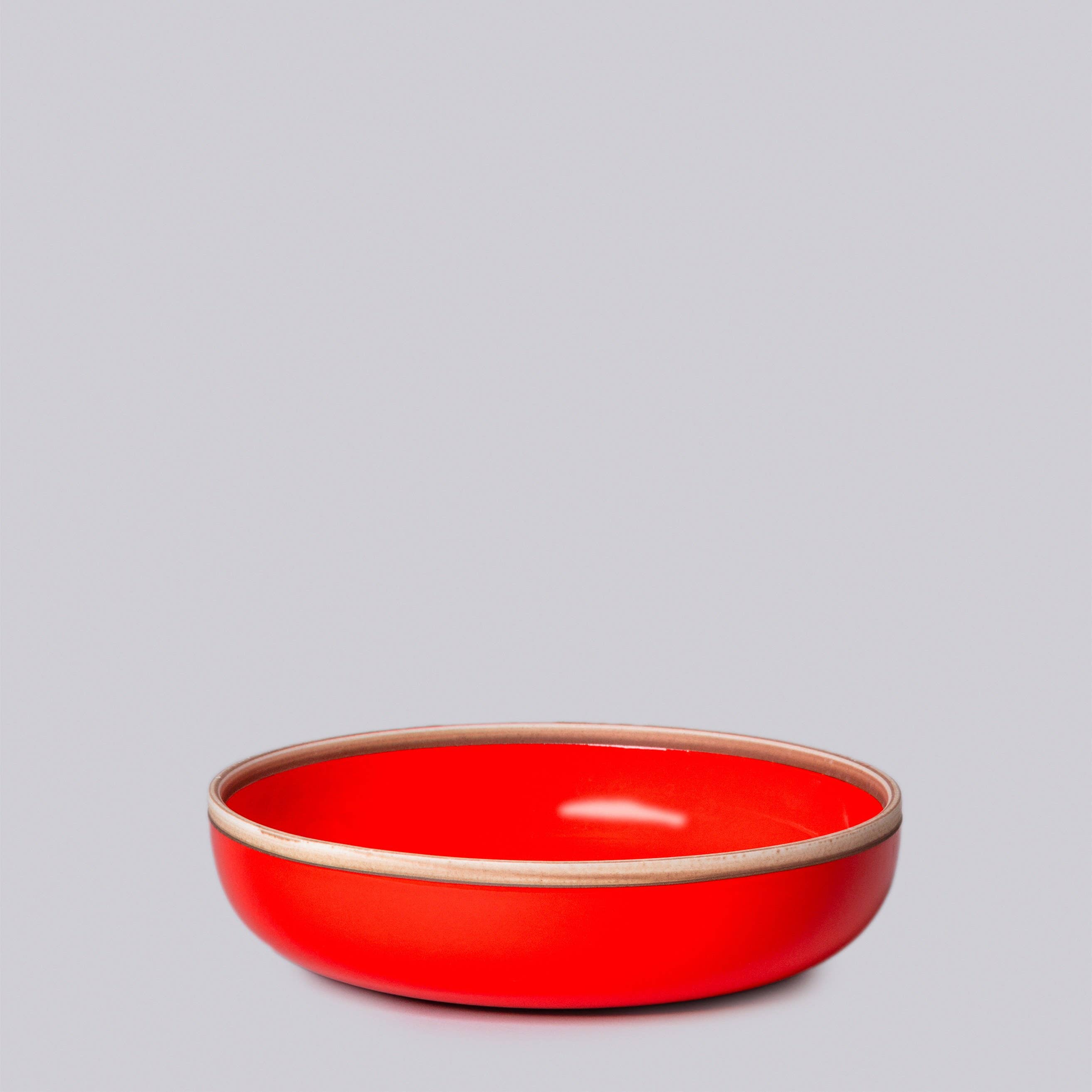 Middle Kingdom - Wholesale Decorative Plate/Dish/Bowl - Coral Red Glossy Porcelain Hermit Bowl Nests0