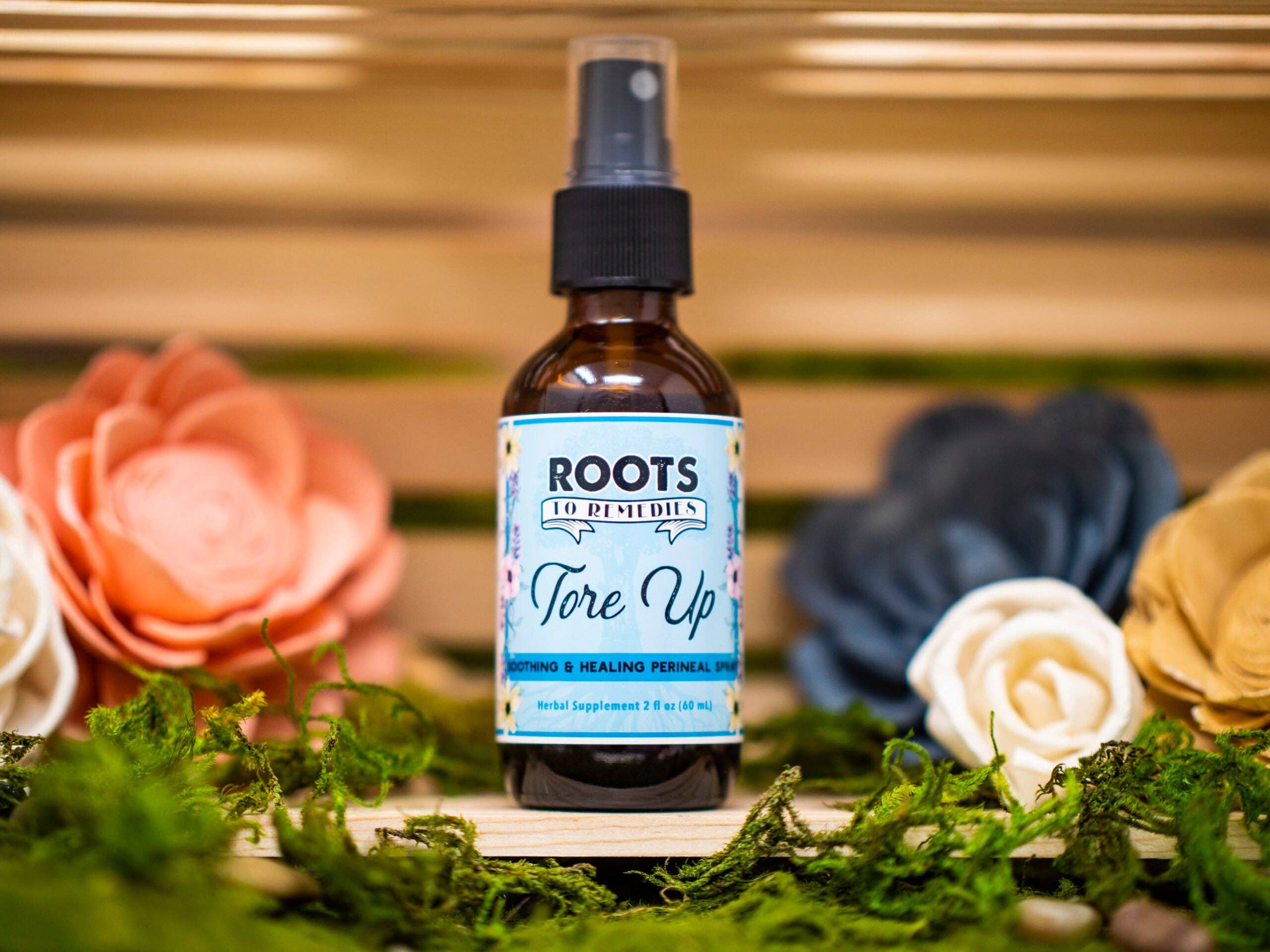 Roots To Remedies - Wholesale Healing Salve/Balm/Cream - TORE UP SOOTHING AND HEALING PERINEAL SPRAY0