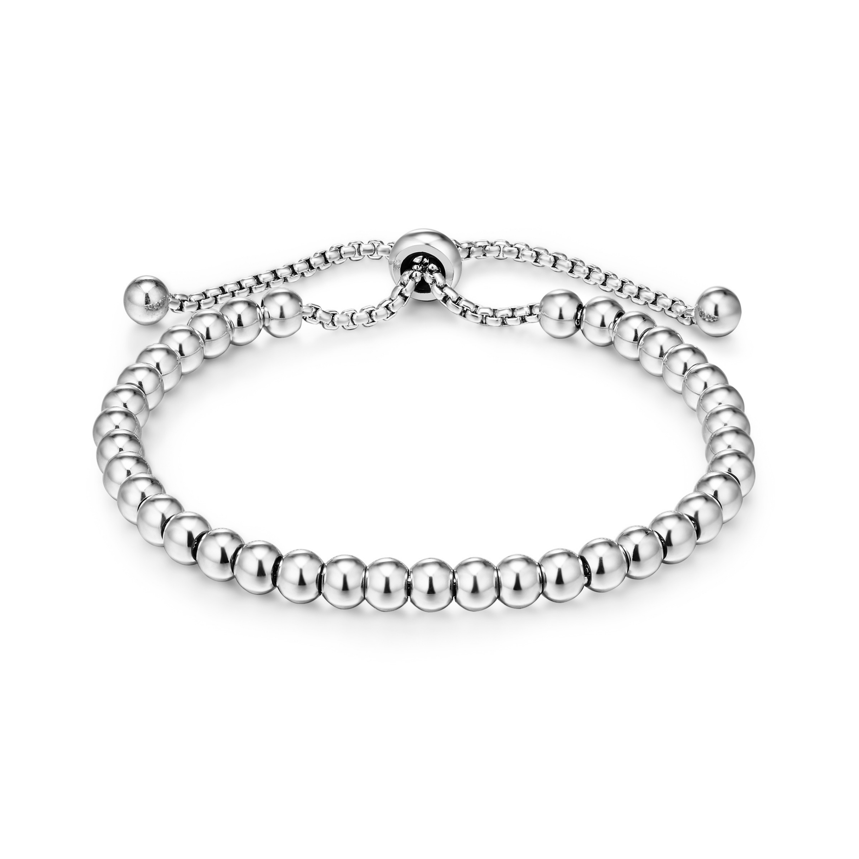 KAGI - Wholesale Link & Chain Bracelet - Kagi Silver Bolero Bracelet0