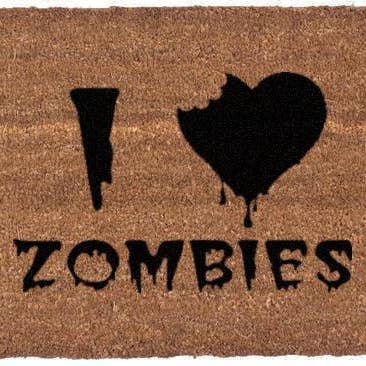 Zombies Vinyl Coir Doormat for wholesale by CocomatsNMore