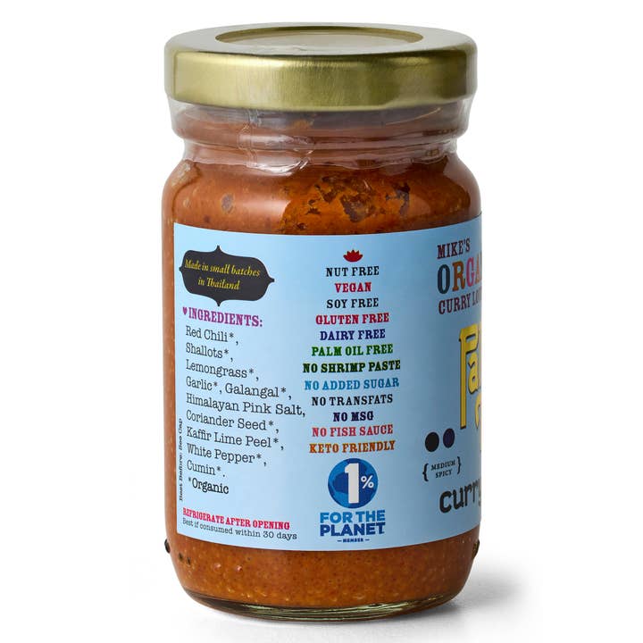 Mike's Organic Curry Love - Wholesale Chili Paste - Thai Curry PASTE variety case5