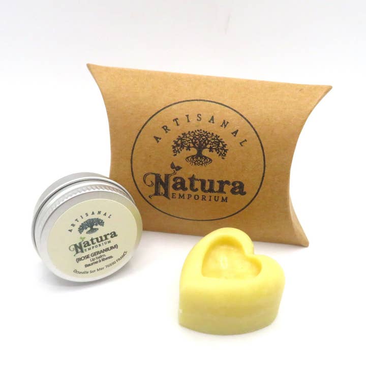 Natura Emporium - Wholesale Bath & Body Set - Pocket Pillow Pamper Set | Lip balm and Lotion Bar set4