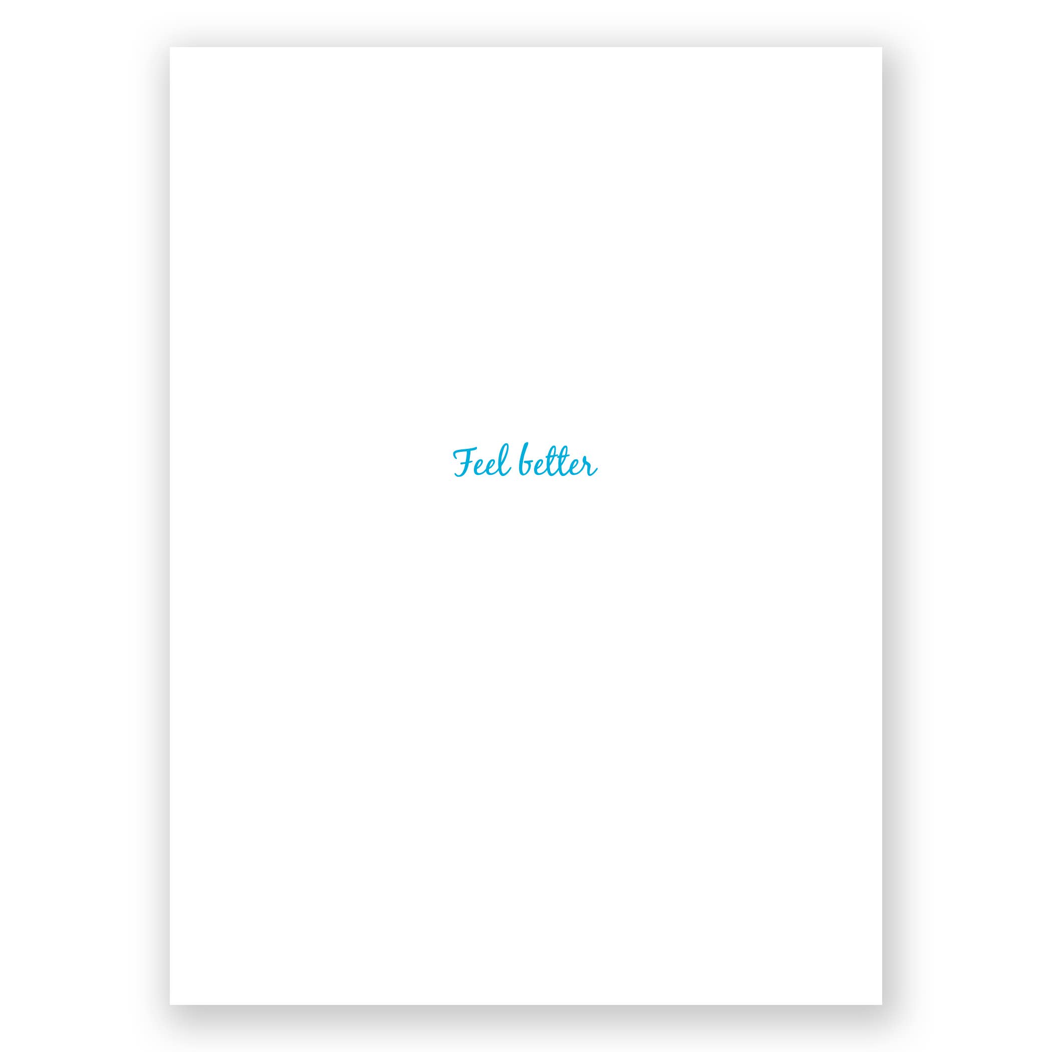 GreatArrow Graphics – wholesale Vardagliga hälsningskort – Vattenlilja Krya på dig Hälsningskort1