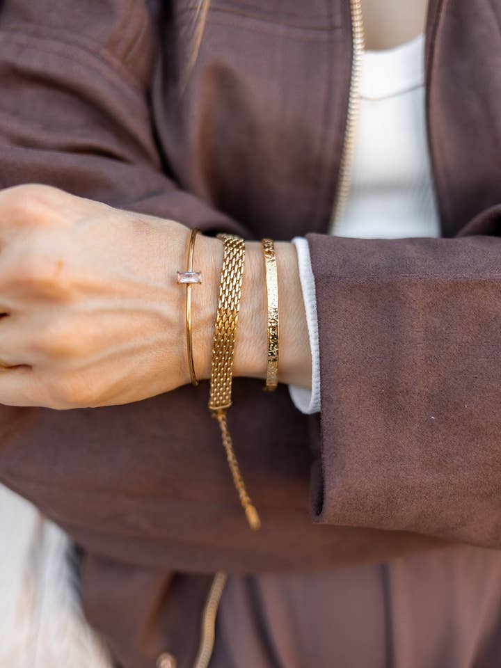 Fødselsstensarmbånd i rustfrit stål for engroshandel hos Krush Kandy