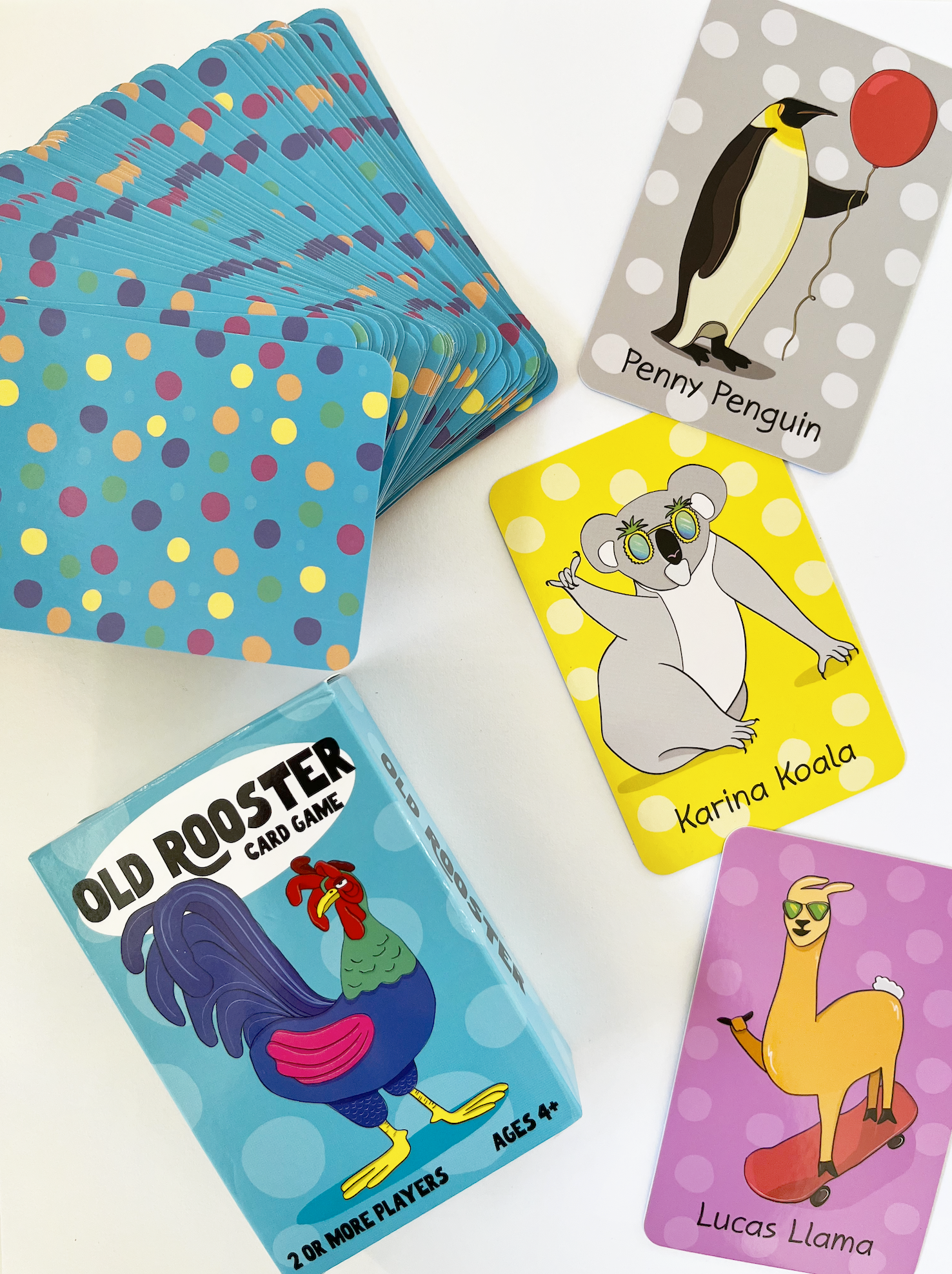 Left Right Design - Wholesale Card Game - Old Rooster Card Game1