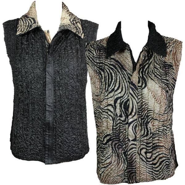 The Magic Scarf Company - Wholesale Outerwear Vest - Women's - 4537 - Quilted Reversible Vests29