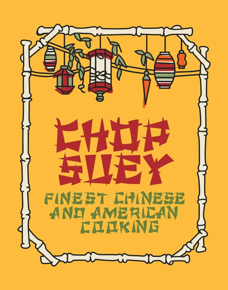 Fridgedoor - Wholesale Magnet - 2.5'' x 3.5'' Chop Suey Classic Chinese Restaurant Magnet0