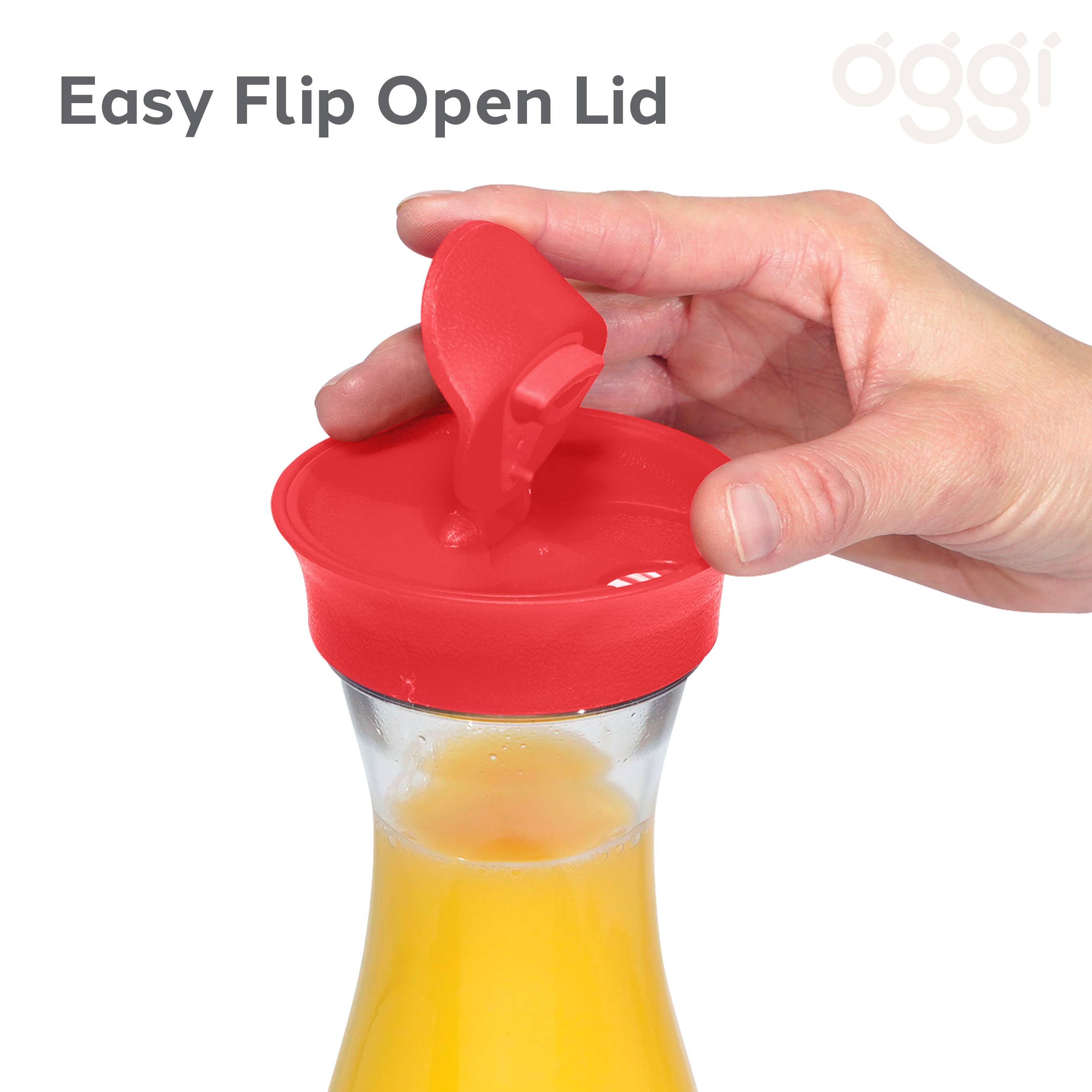Oggi - Wholesale Juicer - JuIce Jar w/ Flip-Open Lid (1.6 lt, 54 oz)7