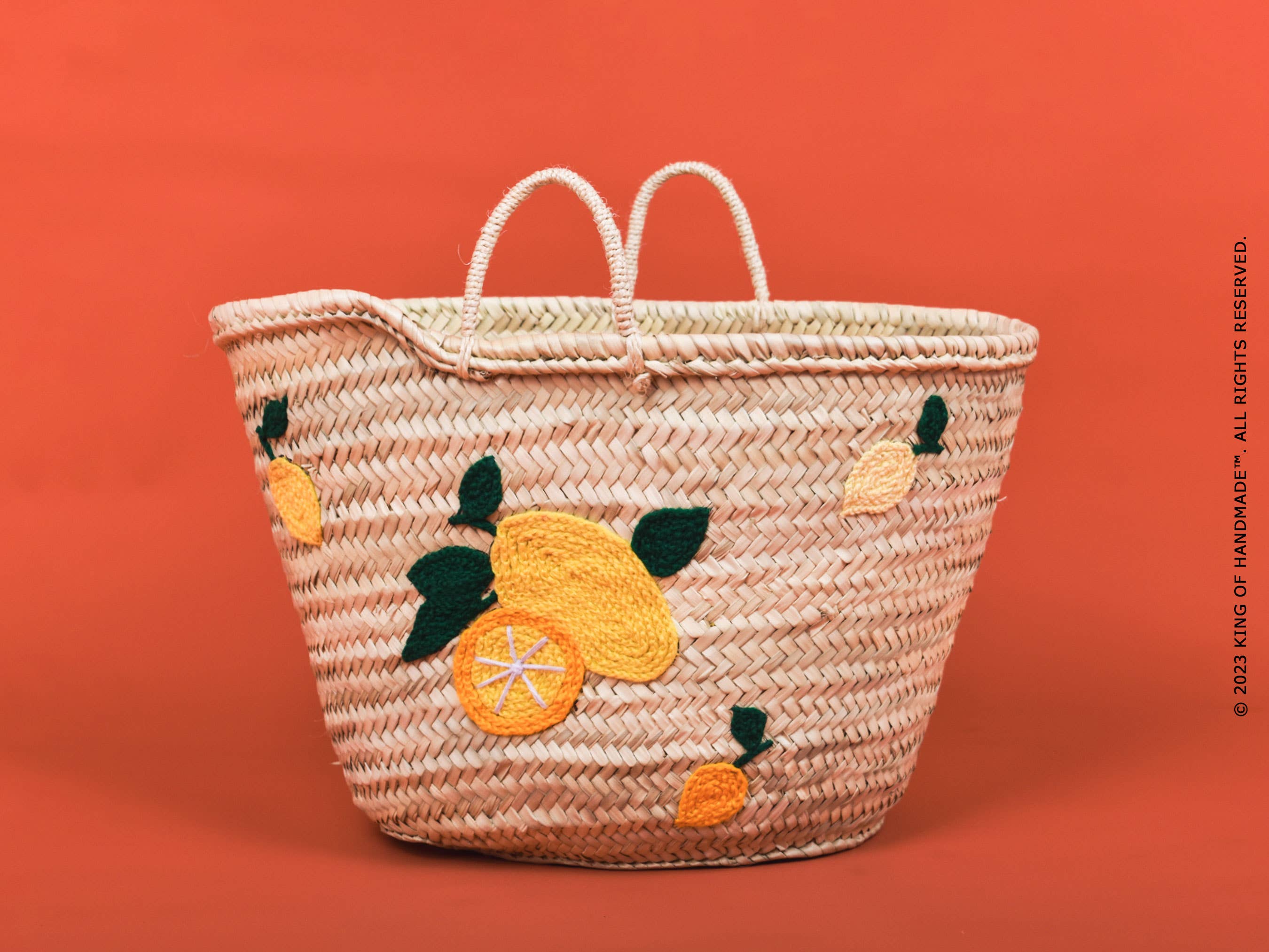 King Of Handmade – wholesale Beach bag – Lemon Beach Bag - Italian Tote Bag - Lemon Italy Tote 13