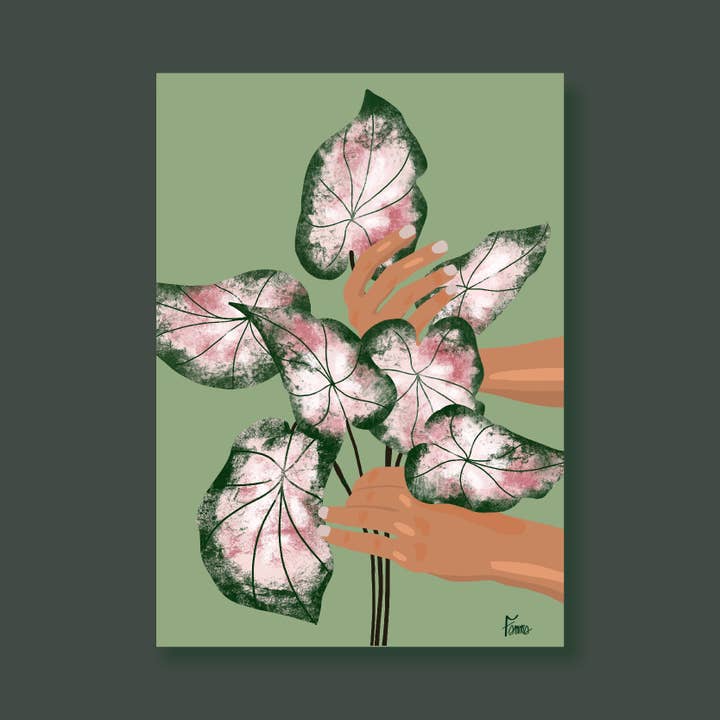 A5-kaart - Plants Care voor wholesale door Famma