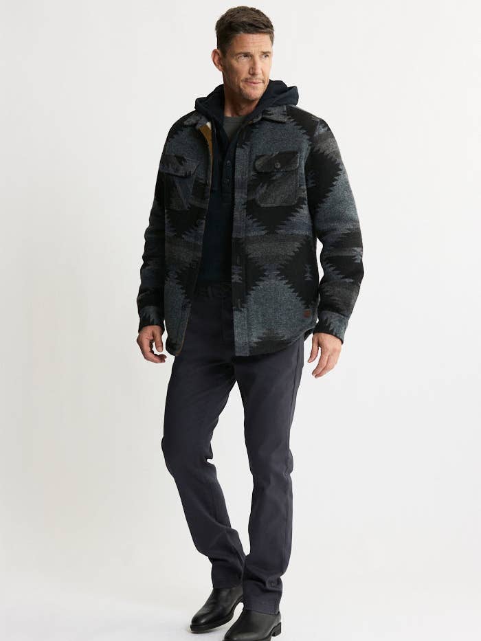 JACHS NY - Wholesale Jacket - Men's - Sherpa Lined Wool Jacket26