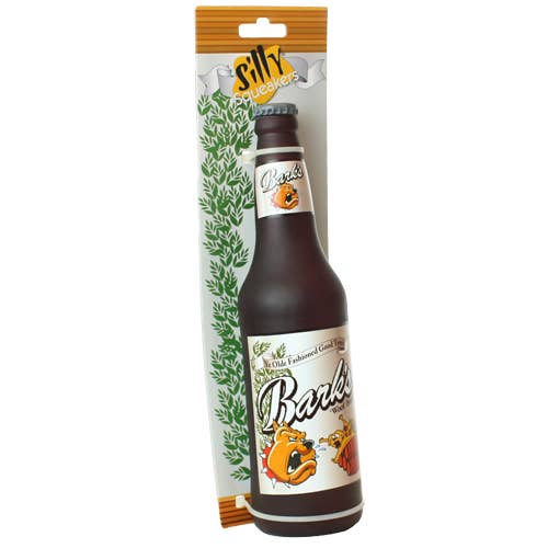 Tuffy Dog Toys - VIP Products - Wholesale Pet squeaky toy – Dog - Silly Squeaker Beer Bottle Barks, Squeaky Novelty Dog Toy5