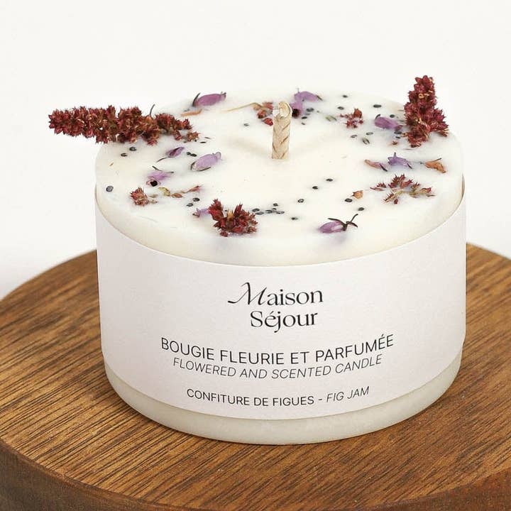 Votive candle - Fig jam for wholesale by Maison Séjour