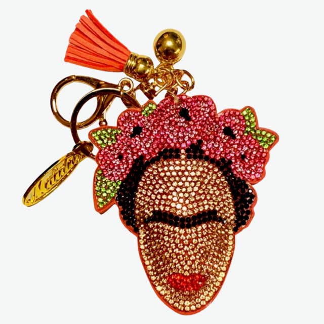 *FRIDA RHINESTONE KEY CHAIN EXCLUSIVE for wholesale by Maida Designs
