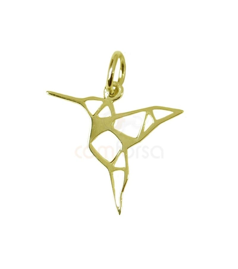 COM FORSA SL - Wholesale Individual Charm/Pendant - Sterling Silver 925 Hummingbird Pendant 16 X 15 Mm1