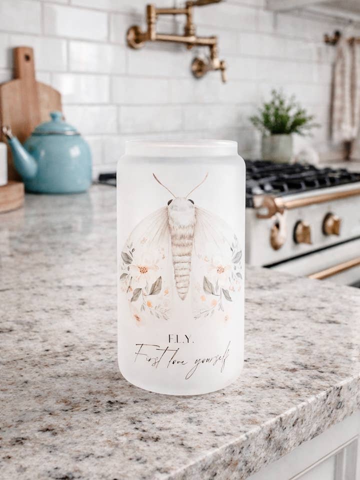 Original Design | Moth Glassware for wholesale by Lotus & Lace Designs