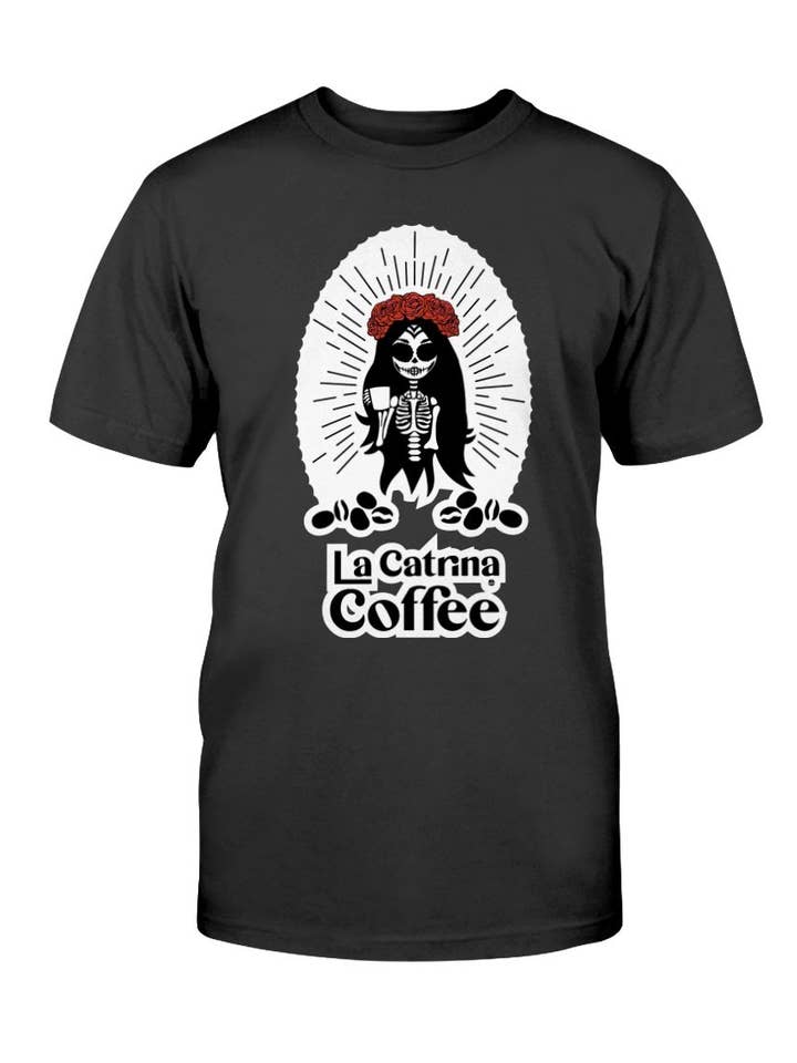 La Catrina Coffee Classic Logo Unisex T-shirt för wholesale av La Catrina Coffee