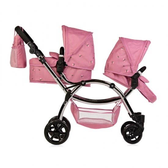 Roma - Wholesale Doll Stroller - Kids - Roma Darcie Twin Dolls Pram - pink8