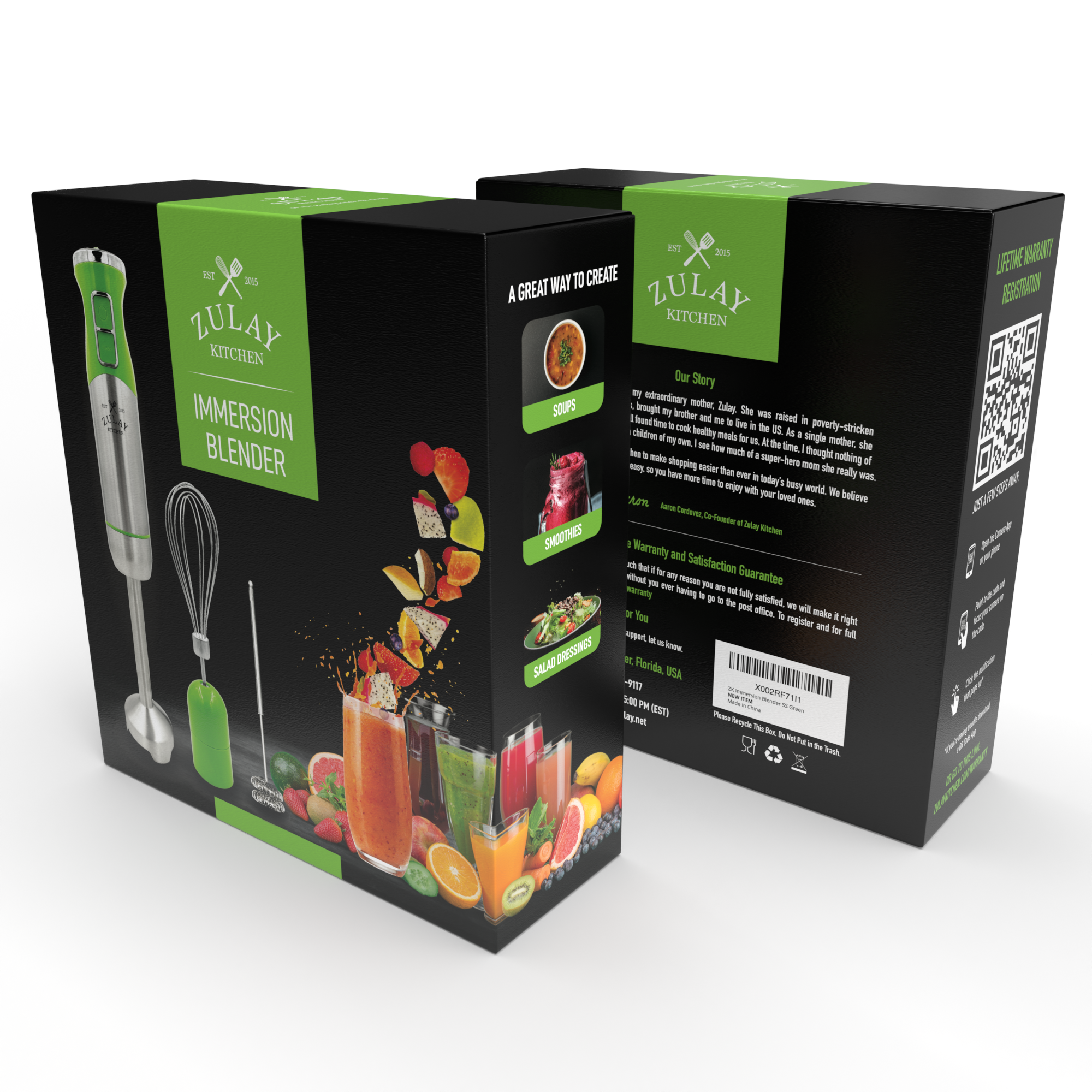 Zulay Kitchen - Wholesale Blender - Immersion Blender Handheld 500W - 8 Speed7