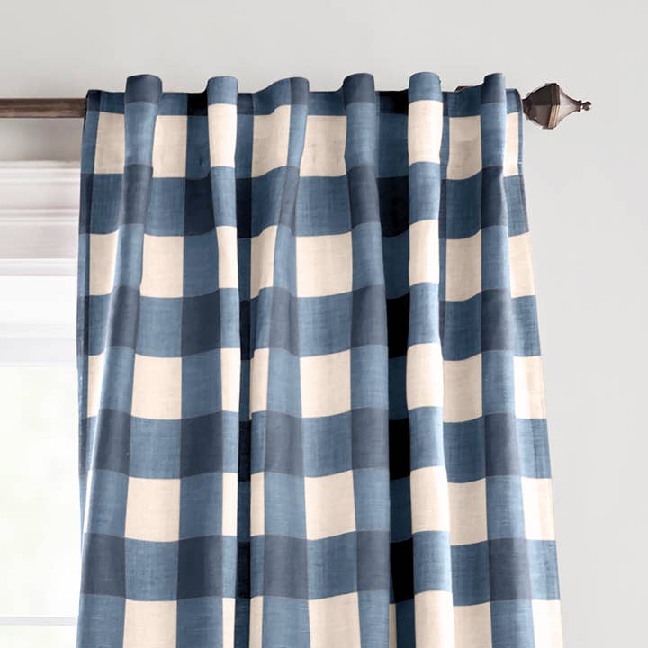 Threadmade Home - Wholesale Curtain - Grainger Buffalo Check Blackout Window Curtain4