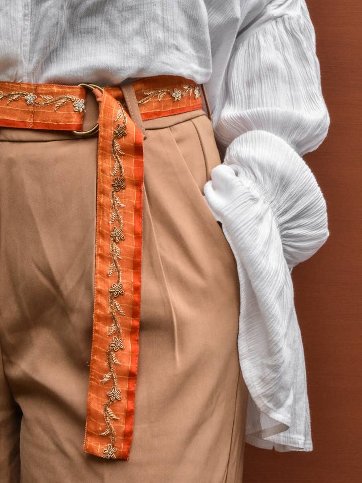 Ring Belt | Orange Gold for wholesale by mvdrl