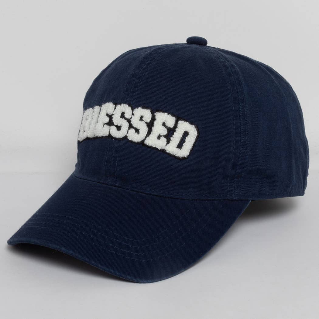 Fashion City - Wholesale Baseball Cap - Women's - 3D BLESSED Embroidered Patch Cotton Baseball Cap10