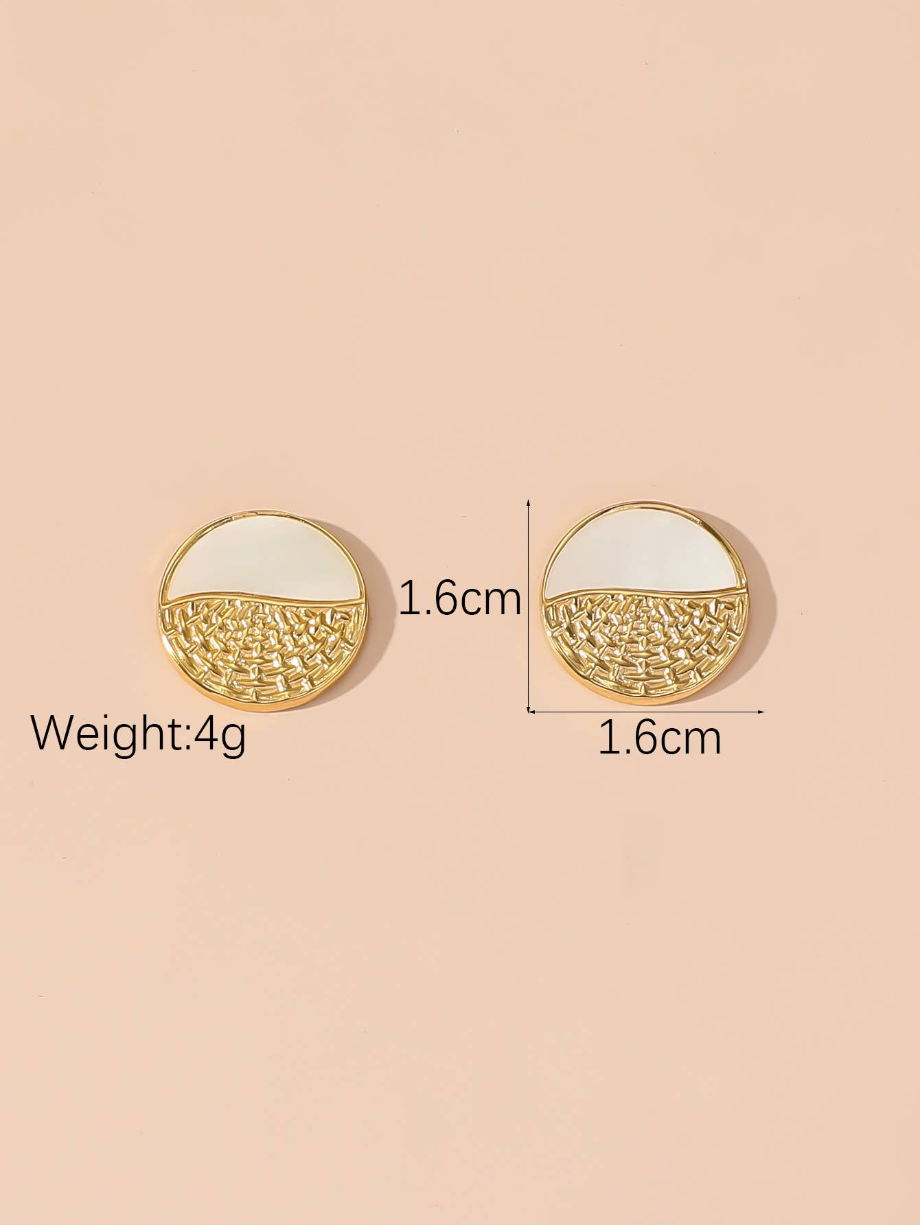 Blossom bijoux - Wholesale Stud/Post Earrings - 24BOA121 Stainless Steel Stud Earrings2