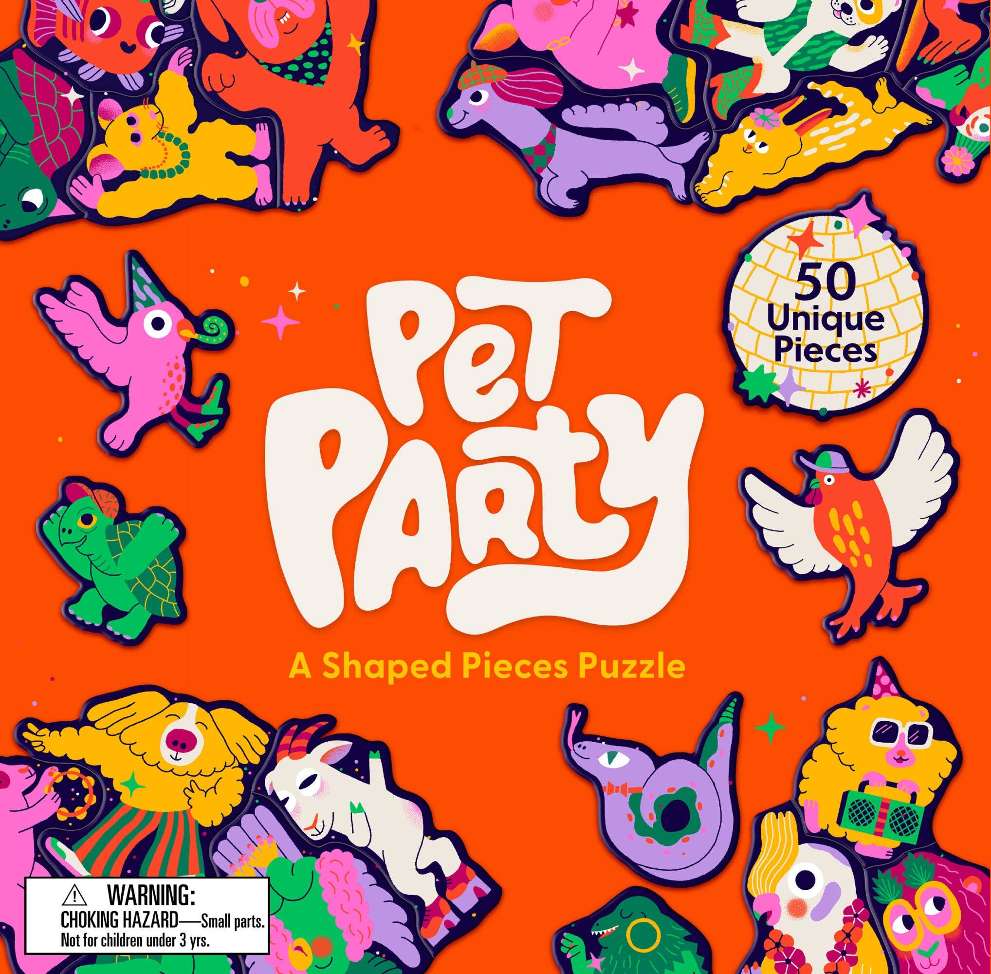 Chronicle Books - Wholesale Puzzle - Adult - Pet Party